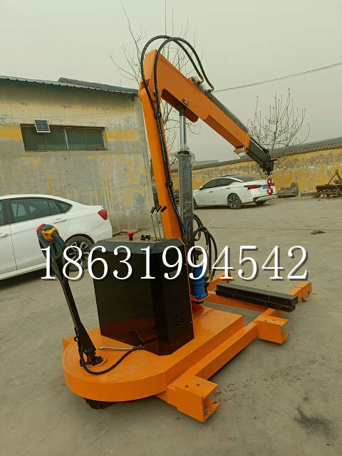 东昌区自卸车厢随车吊 自制轮式四不像起重机 四驱平板吊 5吨 贵盛